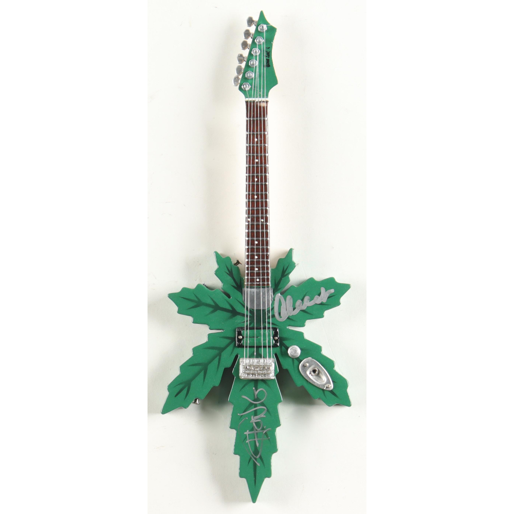 Cheech Marin & Tommy Chong Signed Mini Guitar (JSA) at PristineAuction.com
