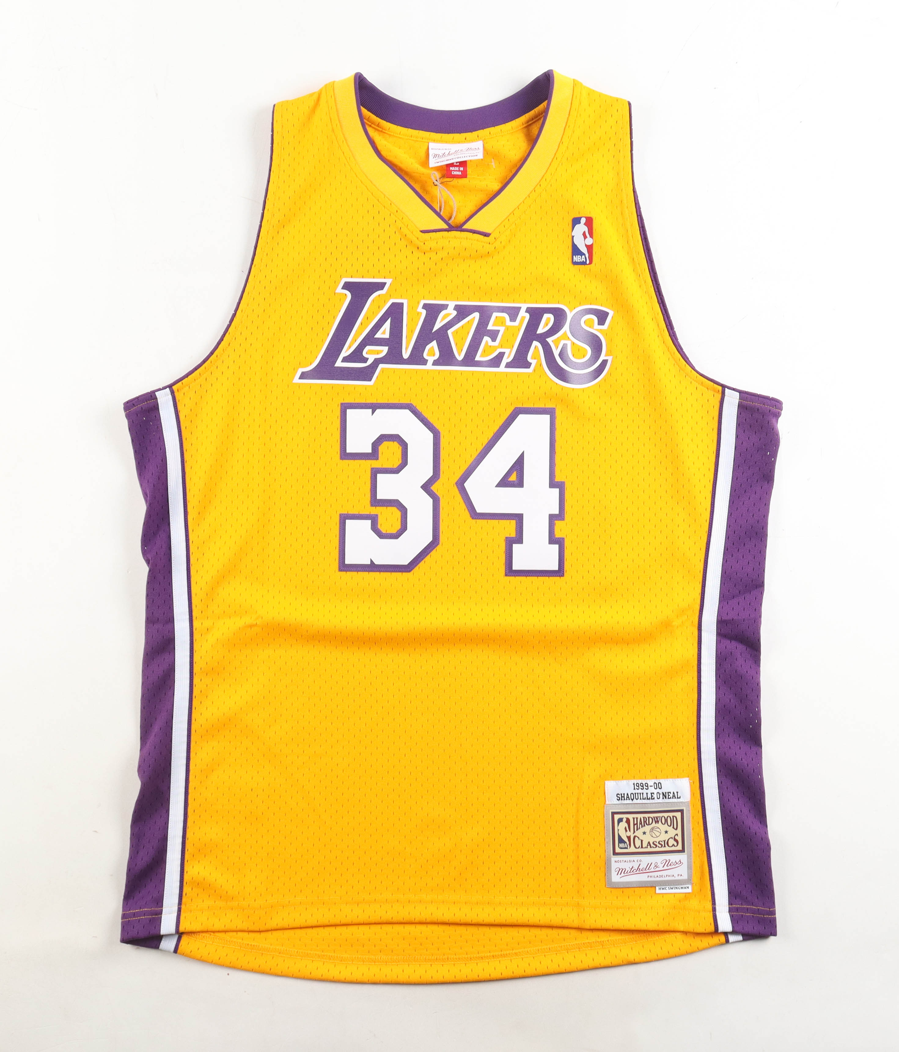 Shaquille O'Neal Signed Lakers Mitchell & Ness Authentic Jersey (JSA) at PristineAuction.com Shaquille O'Neal Signed Lakers Mitchell & Ness Authentic Jersey (JSA) at PristineAuction.com
