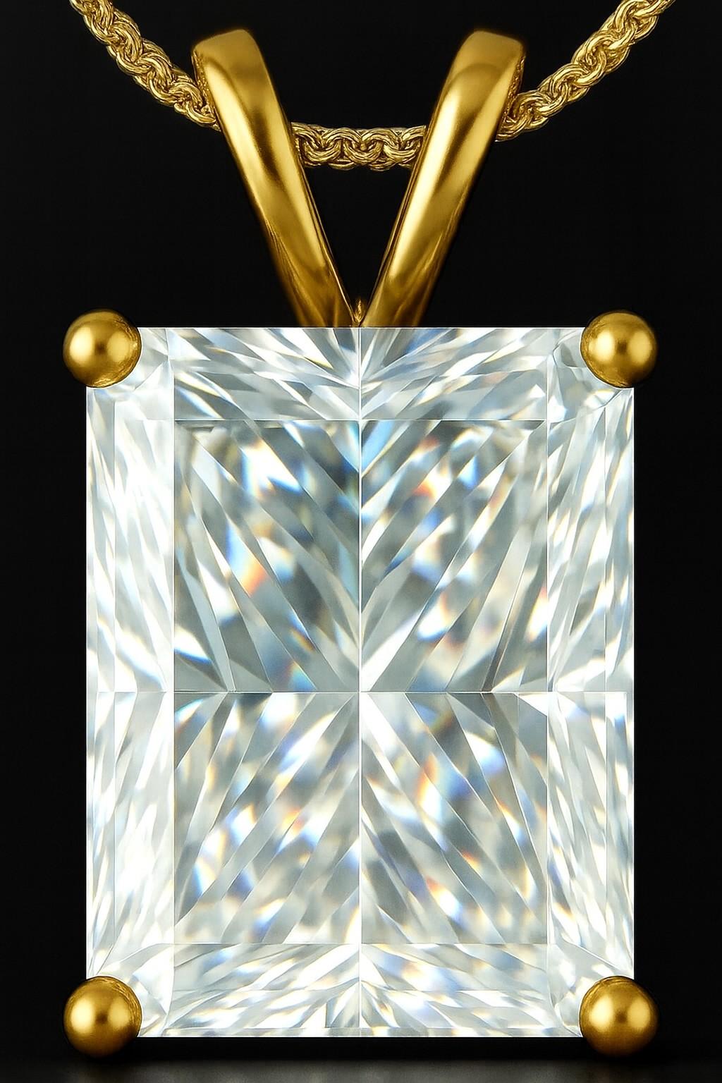 New 14kt Yellow Gold 1.81 Carats Lab Grown Diamond Pendant F, VVS2 | Estimated Retail Value: $4,200 (UGL & IGI) at PristineAuction.com New 14kt Yellow Gold 1.81 Carats Lab Grown Diamond Pendant F, VVS2 | Estimated Retail Value: $4,200 (UGL & IGI) at PristineAuction.com