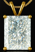 New 14kt Yellow Gold 1.81 Carats Lab Grown Diamond Pendant F, VVS2 | Estimated Retail Value: $4,200 (UGL & IGI) at PristineAuction.com