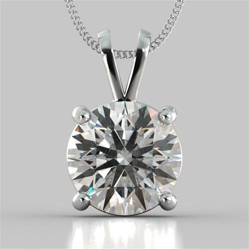 New Platinum 1.05 Carats Lab Grown Diamond Pendant D, VVS2 | Estimated Retail Value: $2,800 (UGL & IGI) at PristineAuction.com New Platinum 1.05 Carats Lab Grown Diamond Pendant D, VVS2 | Estimated Retail Value: $2,800 (UGL & IGI) at PristineAuction.com
