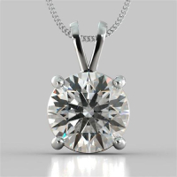 New Platinum 1.05 Carats Lab Grown Diamond Pendant D, VVS2 | Estimated Retail Value: $2,800 (UGL & IGI) at PristineAuction.com