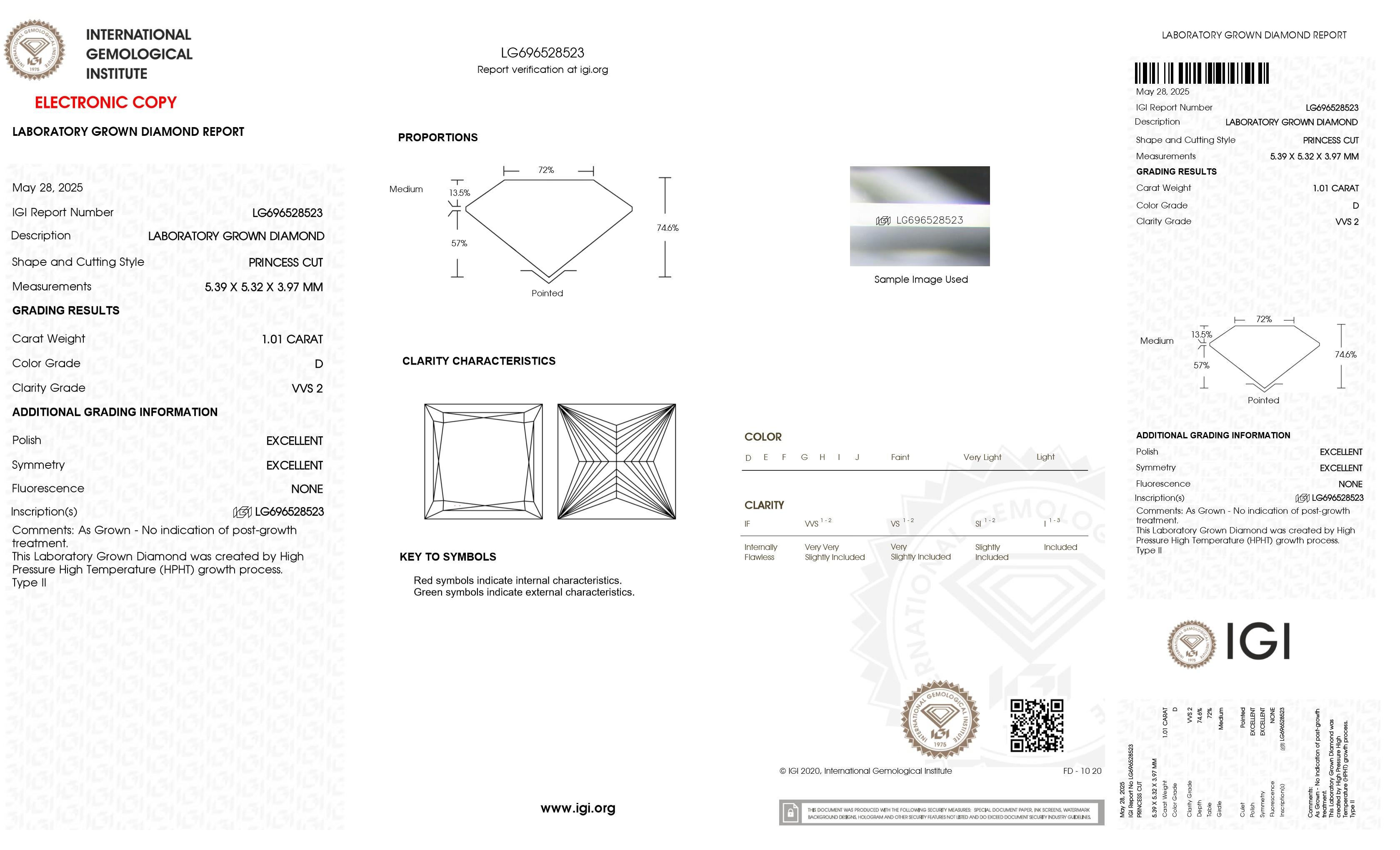 New 2.01 CTW Lab Grown Pair of Diamond Earrings D, VVS2 | Estimated Retail Value: $4,000 (UGL & IGI) at PristineAuction.com New 2.01 CTW Lab Grown Pair of Diamond Earrings D, VVS2 | Estimated Retail Value: $4,000 (UGL & IGI) at PristineAuction.com