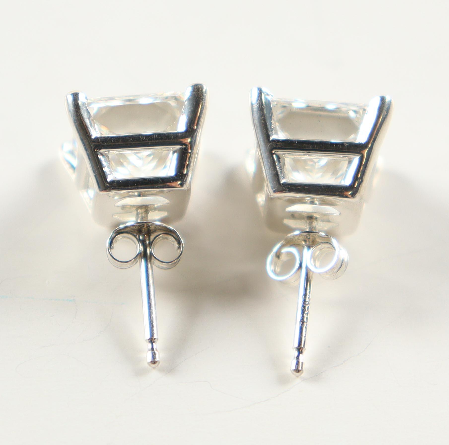 New 2.00 CTW Lab Grown Pair of Diamond Earrings D, VVS2 | Estimated Retail Value: $4,000 (UGL & IGI) at PristineAuction.com New 2.00 CTW Lab Grown Pair of Diamond Earrings D, VVS2 | Estimated Retail Value: $4,000 (UGL & IGI) at PristineAuction.com