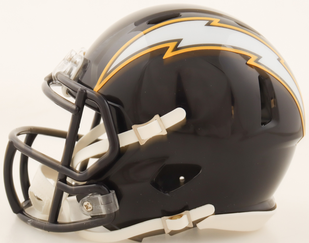 LaDainian Tomlinson Signed Chargers Speed Mini Helmet (Beckett) at PristineAuction.com LaDainian Tomlinson Signed Chargers Speed Mini Helmet (Beckett) at PristineAuction.com