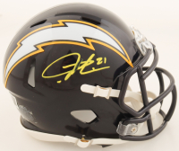LaDainian Tomlinson Signed Chargers Speed Mini Helmet (Beckett) at PristineAuction.com