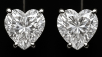 New 3.00 CTW Lab Grown Pair of Diamond Stud Earrings D, VS1 | Estimated Retail Value: $5,800 (UGL & IGI) at PristineAuction.com