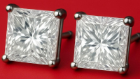 New 4.12 CTW Lab Grown Pair of Diamond Stud Earrings E, VS1 | Estimated Retail Value: $7,600 (UGL & IGI) at PristineAuction.com