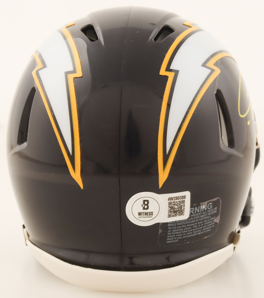 LaDainian Tomlinson Signed Chargers Speed Mini Helmet (Beckett) at PristineAuction.com LaDainian Tomlinson Signed Chargers Speed Mini Helmet (Beckett) at PristineAuction.com