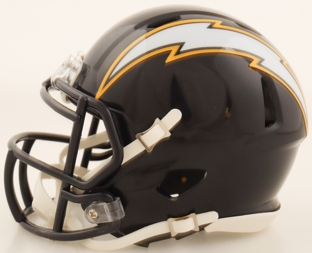 LaDainian Tomlinson Signed Chargers Speed Mini Helmet (Beckett) at PristineAuction.com LaDainian Tomlinson Signed Chargers Speed Mini Helmet (Beckett) at PristineAuction.com