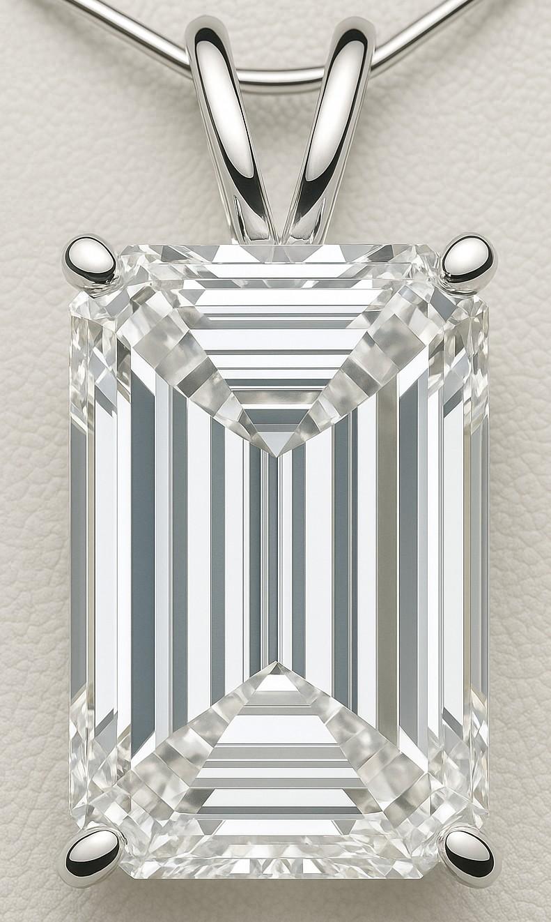 New 6.01 Carats Lab Grown Diamond Pendant F, VS1 | Estimated Retail Value: $10,750 (UGL & IGI) at PristineAuction.com New 6.01 Carats Lab Grown Diamond Pendant F, VS1 | Estimated Retail Value: $10,750 (UGL & IGI) at PristineAuction.com