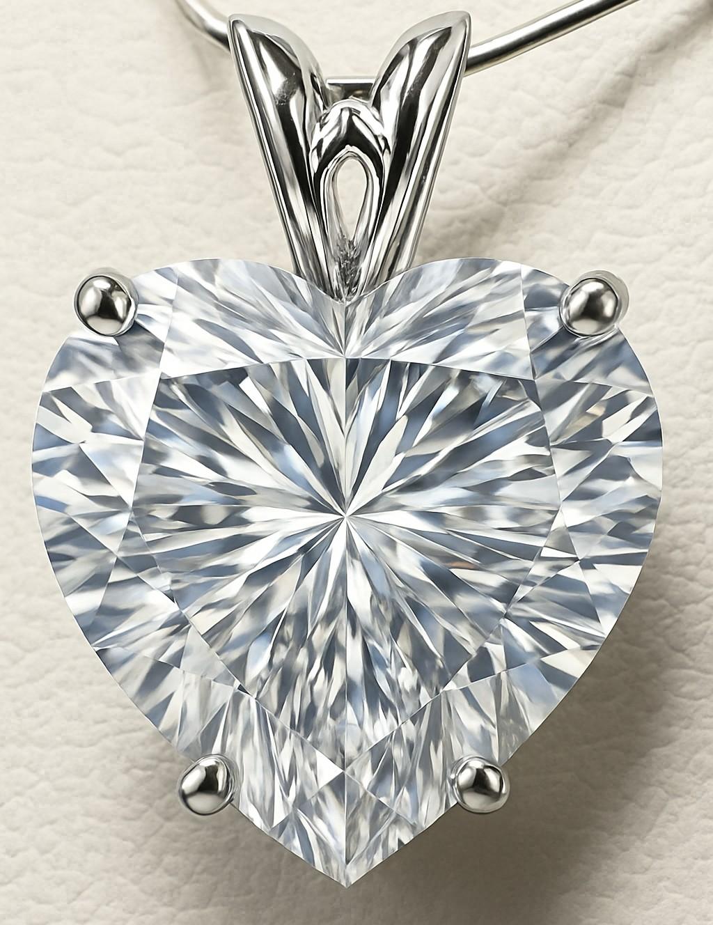 New 5.04 Carats Lab Grown Diamond Pendant G, VVS2 | Estimated Retail Value: $9,000 (UGL & IGI) at PristineAuction.com New 5.04 Carats Lab Grown Diamond Pendant G, VVS2 | Estimated Retail Value: $9,000 (UGL & IGI) at PristineAuction.com