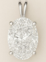New 5.06 Carats Lab Grown Diamond Pendant G, VVS2 | Estimated Retail Value: $9,000 (UGL & IGI) at PristineAuction.com