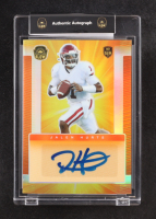 Jalen Hurts 2021 Super Glow Sports Inaugural Edition Autographs Orange Glow #AUJH #025/100 at PristineAuction.com