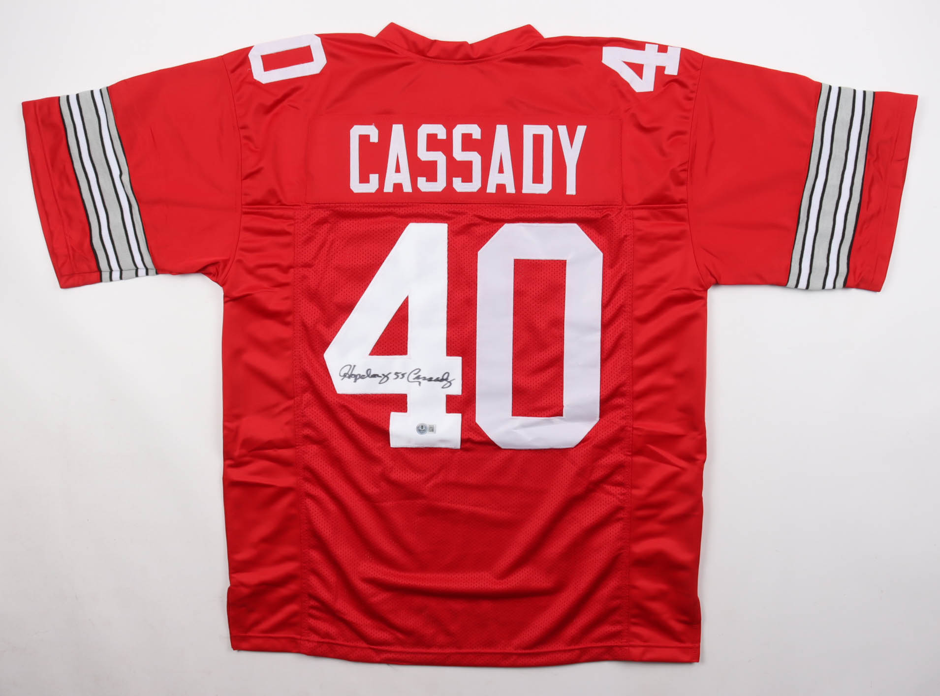 Howard "Hopalong" Cassady Signed Jersey (Beckett) at PristineAuction.com Howard "Hopalong" Cassady Signed Jersey (Beckett) at PristineAuction.com