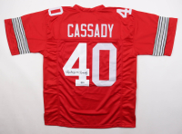 Howard "Hopalong" Cassady Signed Jersey (Beckett) at PristineAuction.com