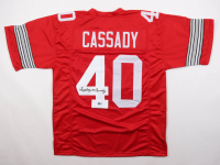 Howard "Hopalong" Cassady Signed Jersey (Beckett) at PristineAuction.com
