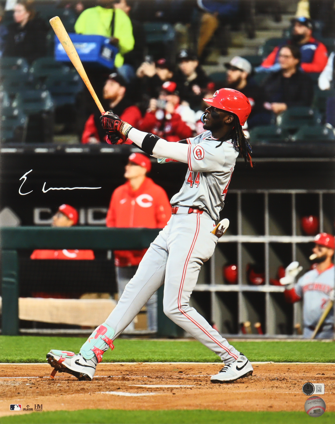 Elly De La Cruz Signed Reds 16x20 Photo (Beckett) at PristineAuction.com Elly De La Cruz Signed Reds 16x20 Photo (Beckett) at PristineAuction.com