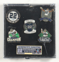 Emmitt Smith LE "Class Of 2010" Commemorative Pin Set With (5) Pins at PristineAuction.com