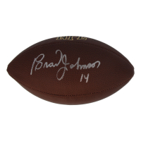 Brad Johnson Signed NFL Football (Schwartz) at PristineAuction.com