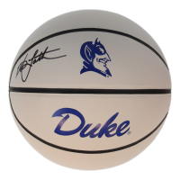 Christian Laettner Signed Duke Blue Devils Logo Basketball (Schwartz) at PristineAuction.com