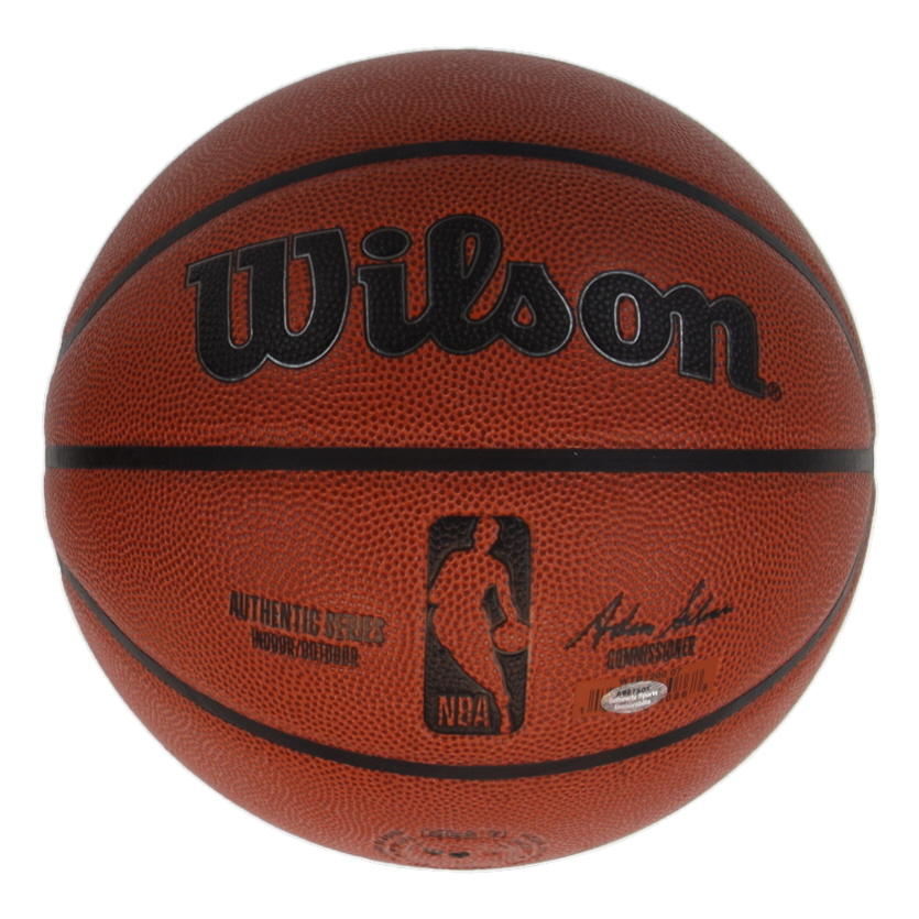 Spud Webb Signed NBA Basketball Inscribed "Slam Dunk Champ 86" (Schwartz) at PristineAuction.com Spud Webb Signed NBA Basketball Inscribed "Slam Dunk Champ 86" (Schwartz) at PristineAuction.com