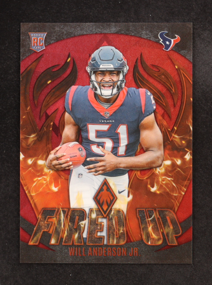 Will Anderson Jr. 2023 Panini Phoenix Fired Up Red #18 RC #122/199