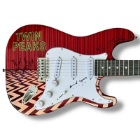 "Twin Peaks" Custom Stratocaster Guitar with David Lynch, Kimmy Robertson, Harry Goaz & Sabrina S. Sutherland (JSA) at PristineAuction.com