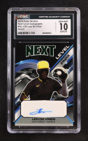 Leo De Vries 2025 Pulse Stratos Next Level Autographs Green #NLLDV #15/15 RC (CGC 10 | Auto 9) at PristineAuction.com