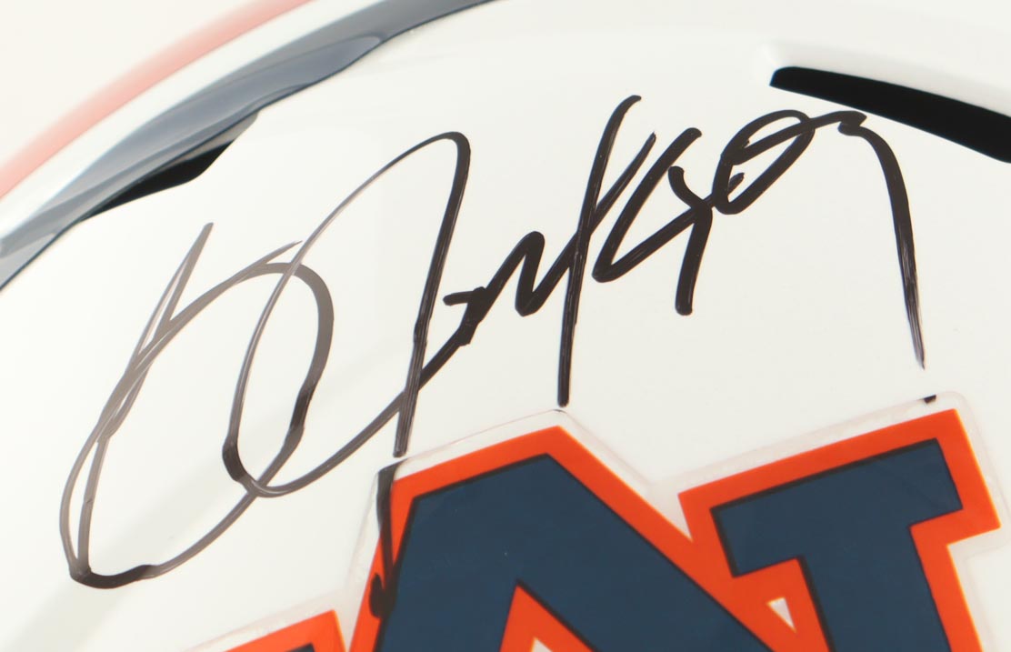 Bo Jackson Signed Auburn Tigers Full-Size Speed Helmet (Beckett) at PristineAuction.com Bo Jackson Signed Auburn Tigers Full-Size Speed Helmet (Beckett) at PristineAuction.com