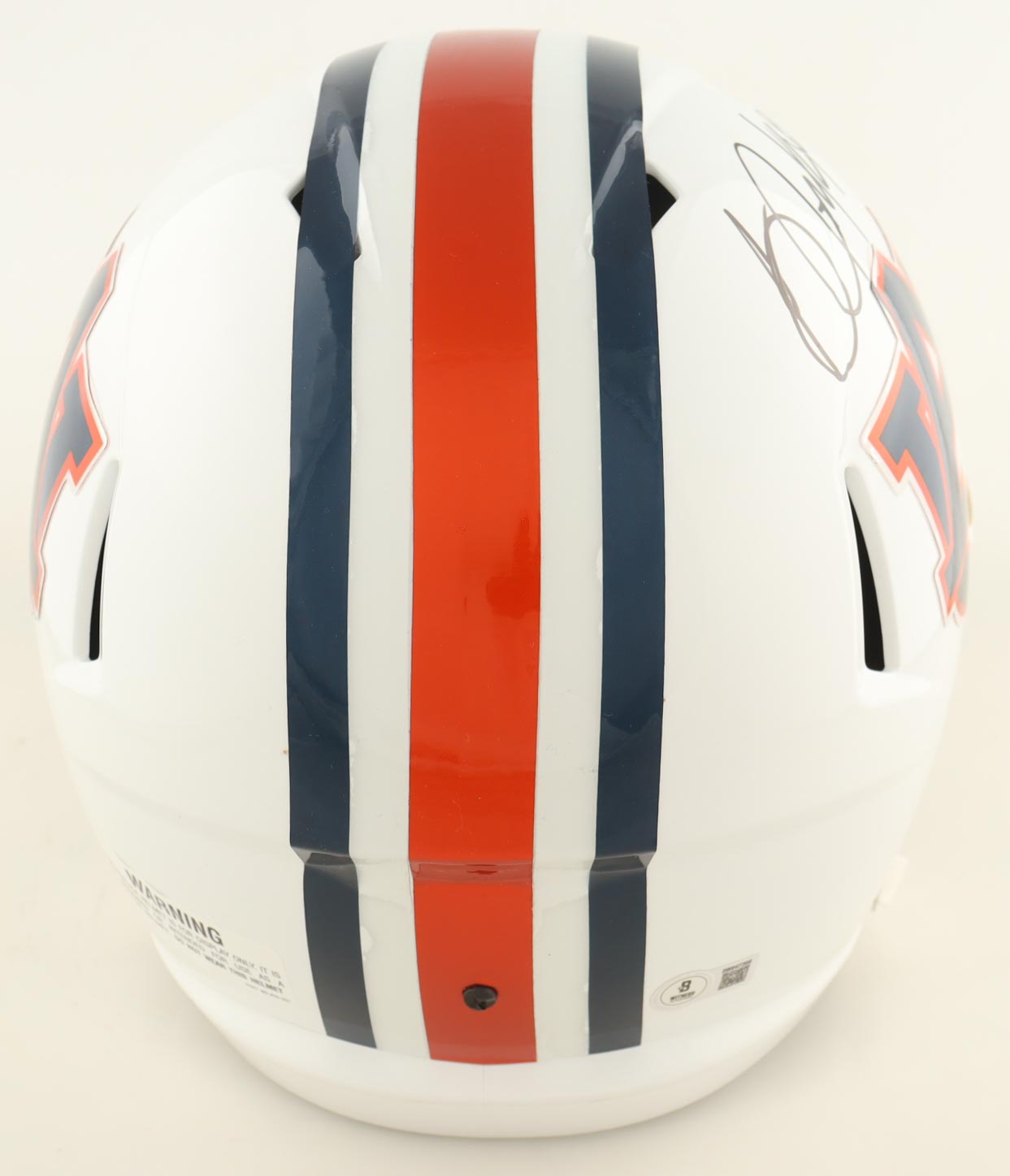 Bo Jackson Signed Auburn Tigers Full-Size Speed Helmet (Beckett) at PristineAuction.com Bo Jackson Signed Auburn Tigers Full-Size Speed Helmet (Beckett) at PristineAuction.com