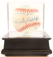 Negro League Greats OAL Baseball Signed by Ted "Double Duty" Radcliffe, Nap Gulley, Lester Lockett (PSA) at PristineAuction.com