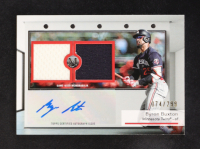 Byron Buxton 2024 Topps Signautre Swatches Dual Relic Autographs #SWDRA-BB #074/299 at PristineAuction.com