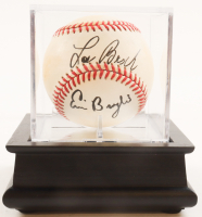 Lou Brock & Ernie Broglio Signed ONL Baseball (PSA) at PristineAuction.com