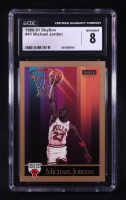 Michael Jordan 1990-91 SkyBox #41 (CGC 8) at PristineAuction.com
