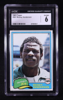 Rickey Henderson 1981 Topps #261 (CGC 6) at PristineAuction.com