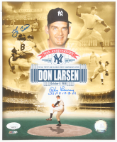 Yogi Berra & Don Larsen Signed Yankees 8x10 Photo Inscribed "WS PG 10-8-56" (JSA) at PristineAuction.com