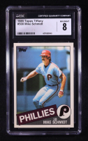 Mike Schmidt 1985 Topps Tiffany #500 (CGC 8) at PristineAuction.com