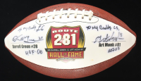 Art Monk & Darrell Green Signed 2008 Hall of Fame Logo NFL Football with Multiple Inscriptions (Beckett) at PristineAuction.com