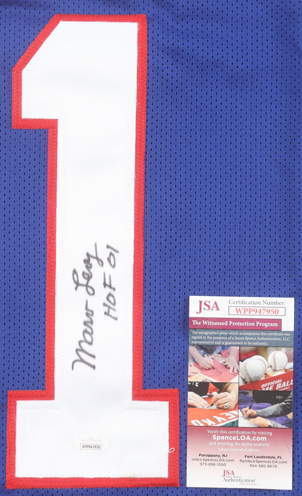 Marv Levy Signed Jersey Inscribed "HOF '01" (JSA) at PristineAuction.com Marv Levy Signed Jersey Inscribed "HOF '01" (JSA) at PristineAuction.com