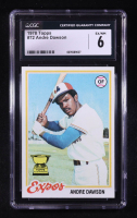 Andre Dawson 1978 Topps #72 (CGC 6) at PristineAuction.com