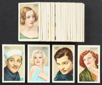 1936 Gallaher Ltd. "Champions Of Screen & Stage" Cigarettes Cards Complete Card Set Of (48) Cards at PristineAuction.com
