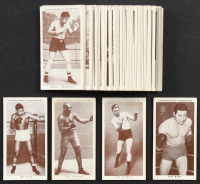 1938 W.A. & A.C. Churchman "Boxing Personalities" Cigarettes Cards Complete Card Set Of (50) Cards at PristineAuction.com