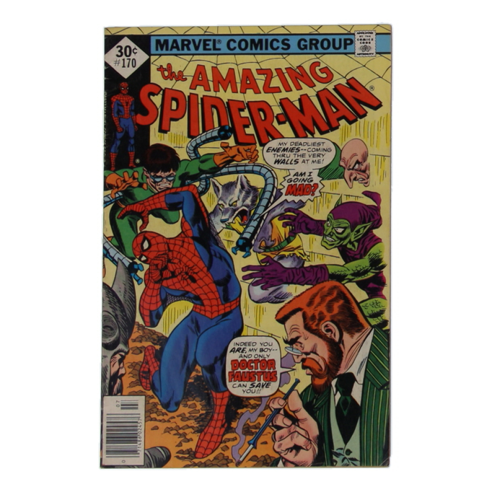 1977 "The Amazing Spider-Man" #170 Marvel Comic Book at PristineAuction.com