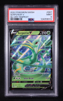 Serperior V 2022 Pokemon Sword and Shield Silver Tempest #007 (PSA 9) at PristineAuction.com