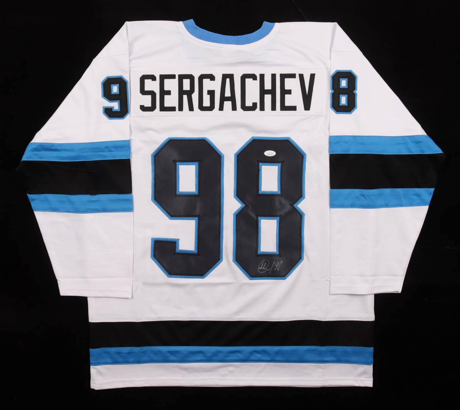 Mikhail Sergachev Signed Jersey (JSA) at PristineAuction.com Mikhail Sergachev Signed Jersey (JSA) at PristineAuction.com