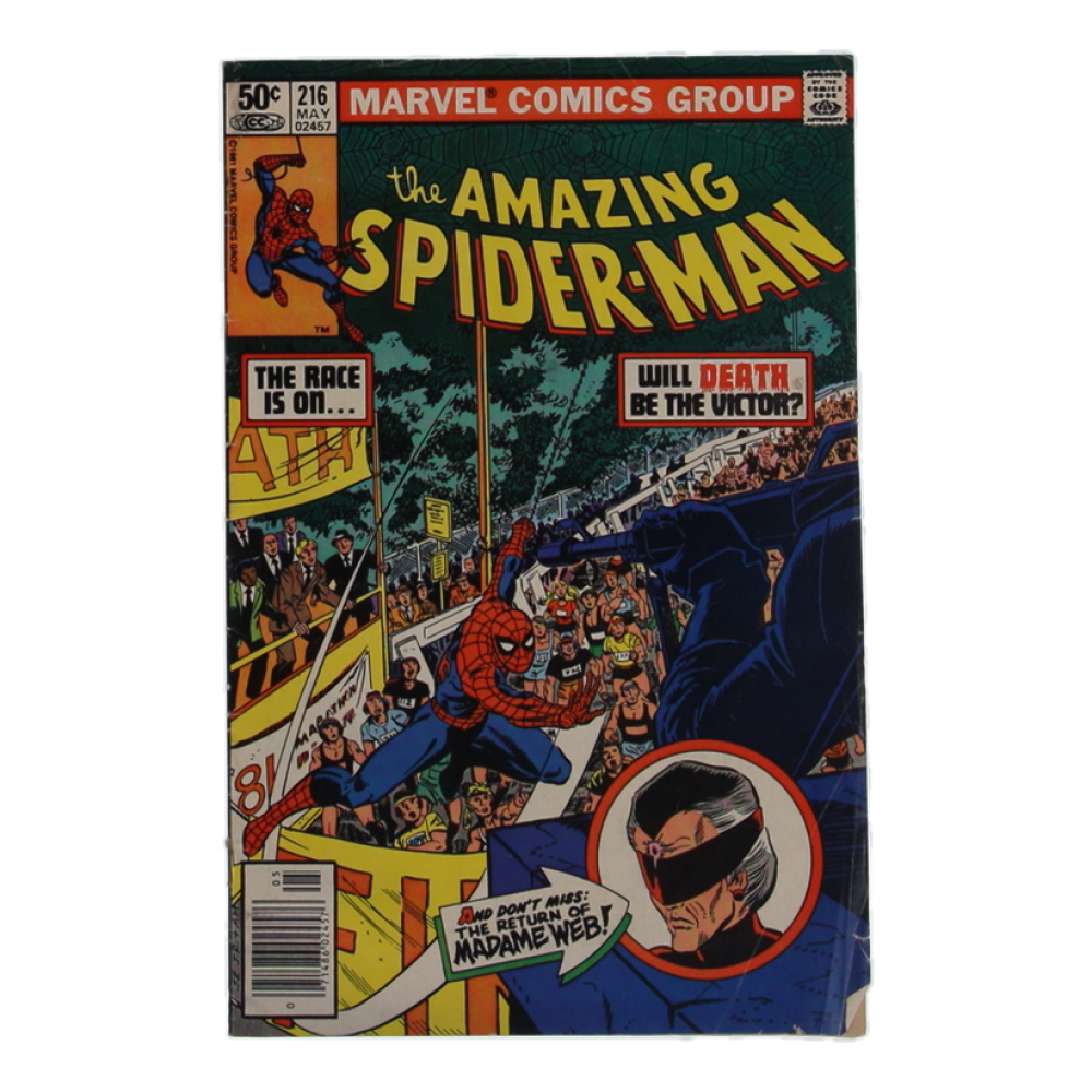 1981 "The Amazing Spider-Man" #216 Marvel Comic Book at PristineAuction.com