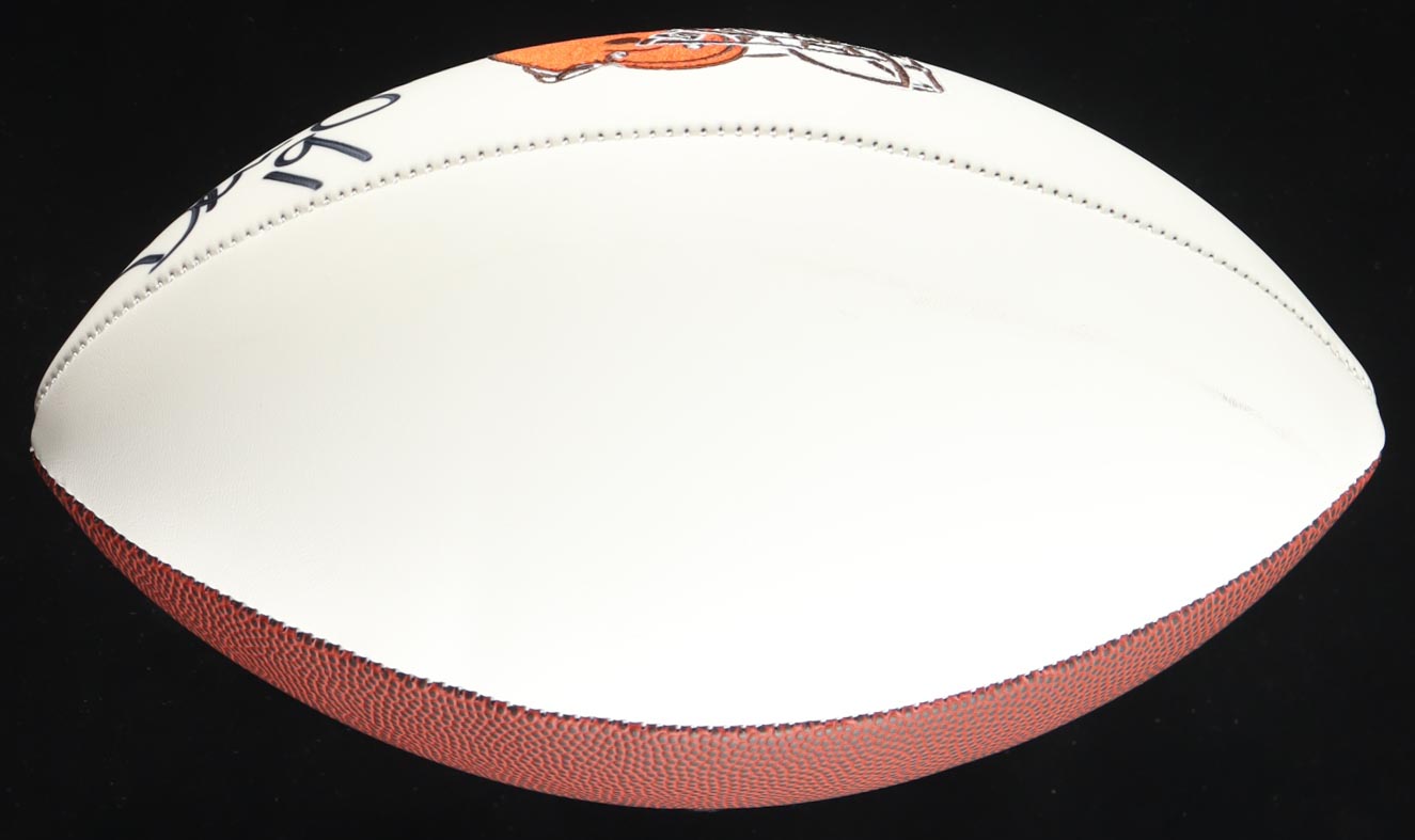 Bernie Kosar Signed Browns Logo Football (Beckett) at PristineAuction.com Bernie Kosar Signed Browns Logo Football (Beckett) at PristineAuction.com