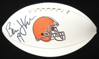 Bernie Kosar Signed Browns Logo Football (Beckett) at PristineAuction.com