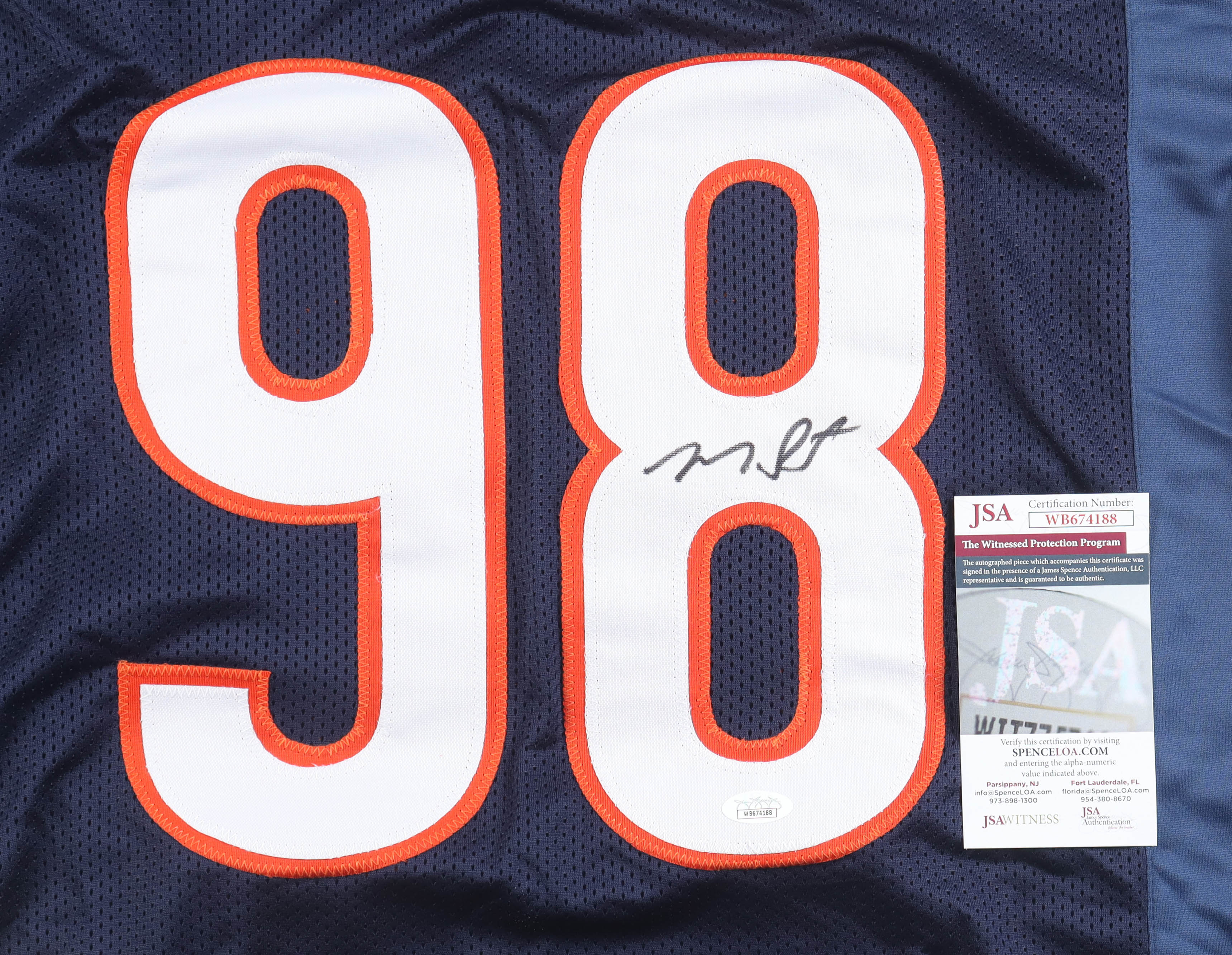 Montez Sweat Signed Jersey (JSA) at PristineAuction.com Montez Sweat Signed Jersey (JSA) at PristineAuction.com